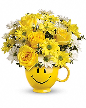 Teleflora's Be Happy® Bouquet with Roses Bouquet