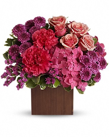 Teleflora's Possibly Pink Flower Arrangement - Teleflora