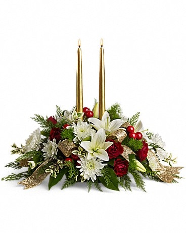 Golden Gathering Flower Arrangement