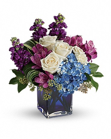 Teleflora's Portrait In Purple Bouquet