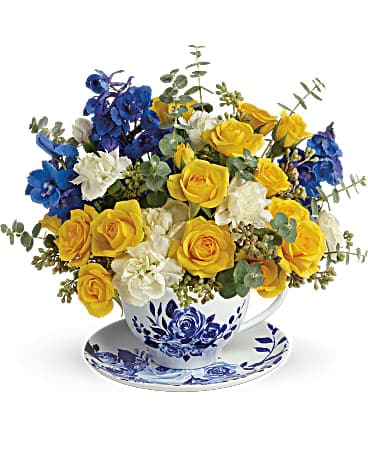 Pretty Teatime Bouquet Flower Arrangement