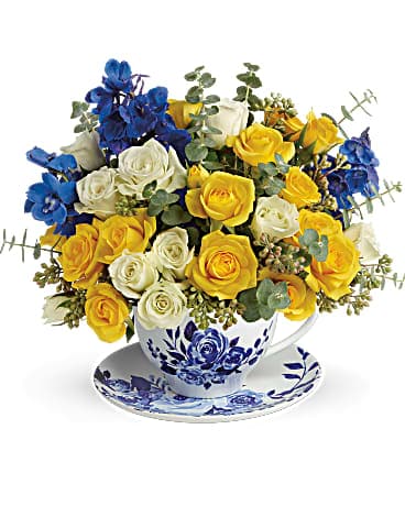 Teleflora's Pretty Teatime Bouquet Flower Arrangement