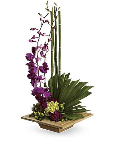 Zen Artistry Flower Arrangement