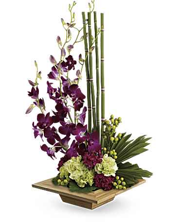 Zen Artistry Flower Arrangement