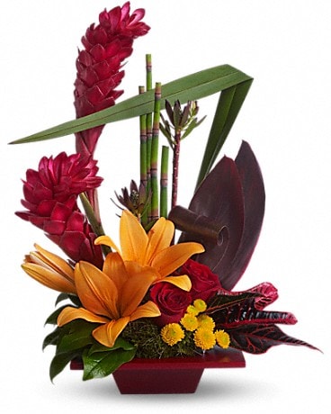 Teleflora's Tropical Bliss Flower Arrangement