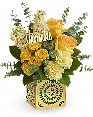 Teleflora's Shimmer Of Thanks Bouquet Bouquet