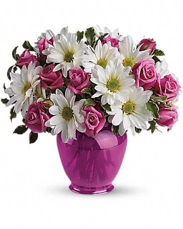 Teleflora's Pink Daisy Delight