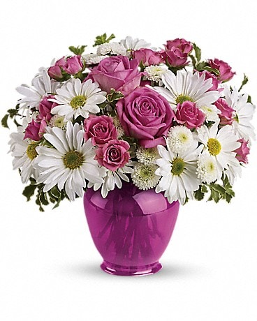 Teleflora's Pink Daisy Delight - By The Village Florist