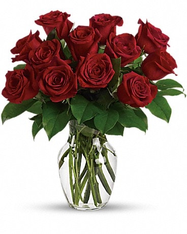 Enduring Passion -12 Premium Roses Bouquet