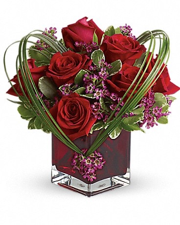 Teleflora's Sweet Thoughts Bouquet with Red Roses in Fremont CA