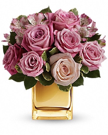 A Radiant Romance by Teleflora Flower Arrangement