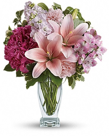 Teleflora's Blush Of Love Bouquet Bouquet