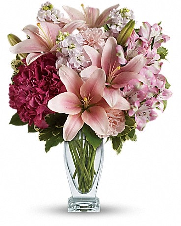 Teleflora's Blush Of Love Bouquet Bouquet