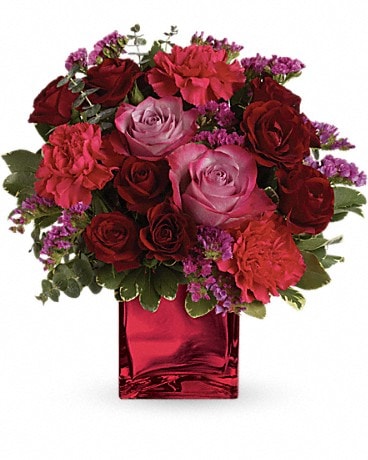 Teleflora's Ruby Rapture Bouquet Flower Arrangement