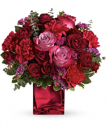 Teleflora's Ruby Rapture Bouquet Flower Arrangement