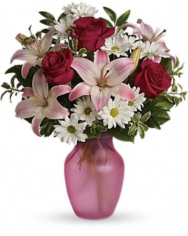 Pink Butterfly Bouquet by Teleflora