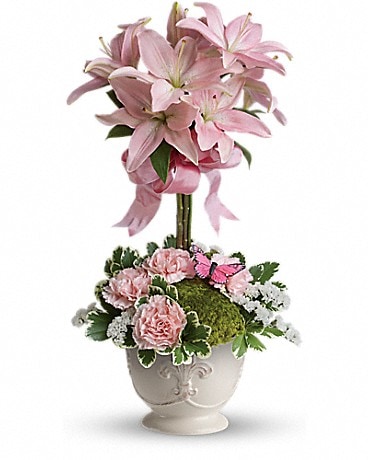 Teleflora's Blushing Lilies Plant