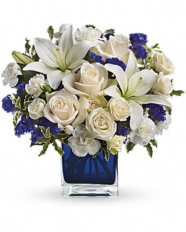 Teleflora's Sapphire Skies Bouquet Bouquet