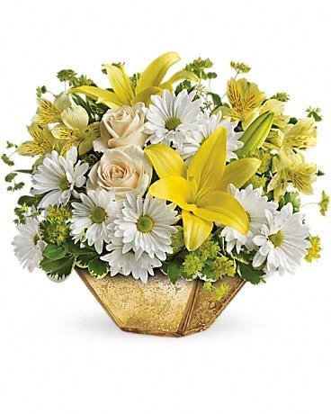 Garden Reflections Centerpiece by Teleflora Bouquet