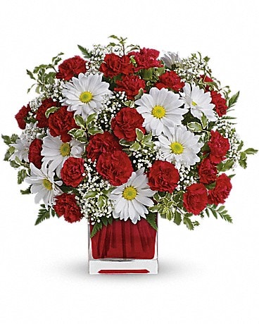 Red And White Delight by Teleflora Bouquet