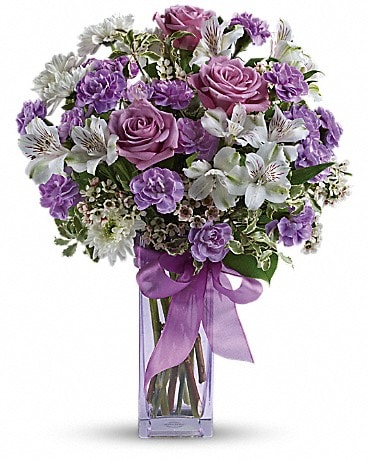 Teleflora's Lavender Laughter Bouquet Bouquet