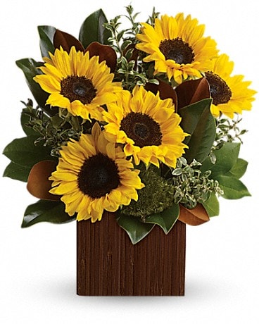 You're Golden Bouquet Flower Arrangement