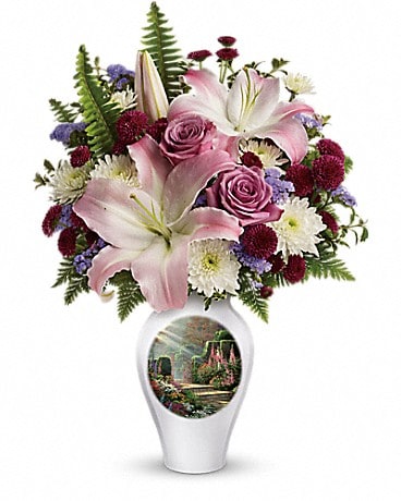 Thomas Kinkade's Moments Of Grace by Teleflora Bouquet