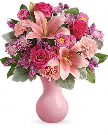 Teleflora's Lush Blush Bouquet Bouquet