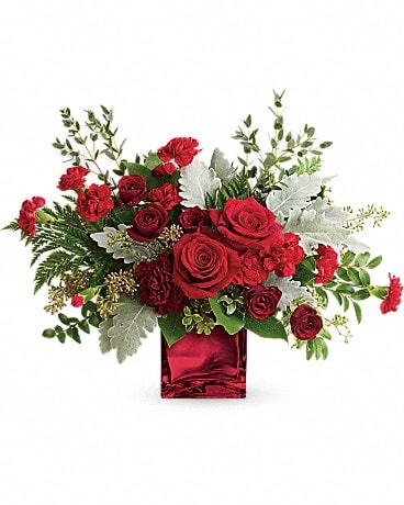 Valentine's Day Bejeweled Rose  Valentine flower arrangements, Rose flower  arrangements, Modern flower arrangements