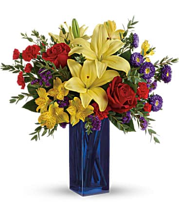 Teleflora's Brilliant Butterflies Bouquet in Chicago IL - Soukal Floral Co.  & Greenhouses