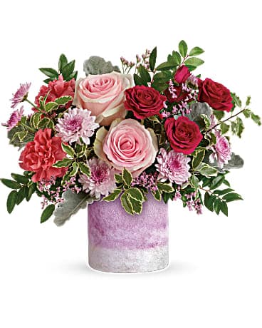 Teleflora's Washed In Pink Bouquet Bouquet