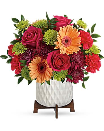 Teleflora's Mid Mod Brights Bouquet Bouquet
