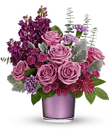 Teleflora's Always Amethyst Bouquet in DeKalb IL - Glidden Florist