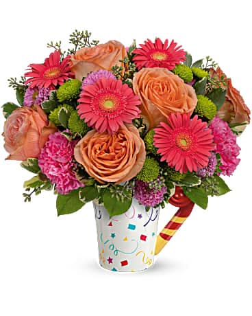 Teleflora's Time To Celebrate Bouquet in Lewisburg PA - Stein's Flowers ...