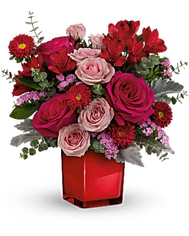 Thoughts of You Bouquet with Red Roses - Teleflora