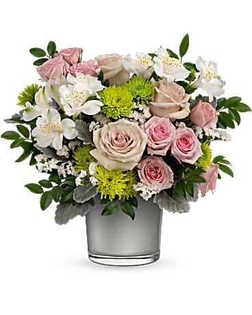 Teleflora's Silver Splendor Bouquet Bouquet