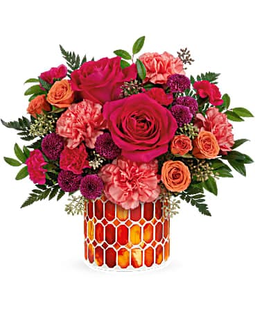 Teleflora's Sunset Blooms Bouquet Bouquet