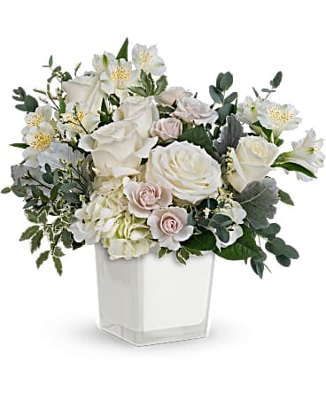 Teleflora's Peaceful Clouds Bouquet Bouquet