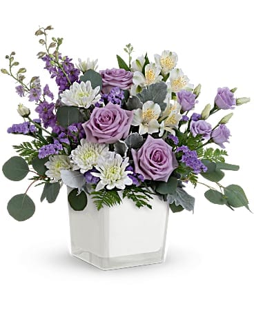 Lavender and White Butterfly Stem - Kelea's Florals