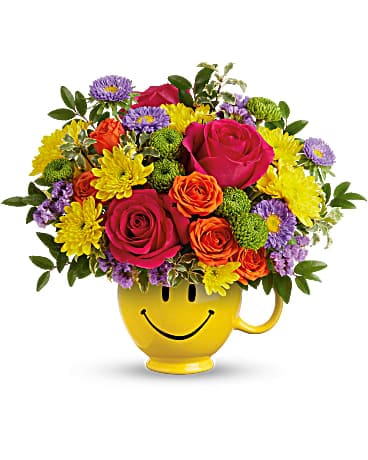 Teleflora's Choose Happy Bouquet Bouquet