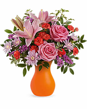 Teleflora's Sunset Radiance Bouquet in Joliet IL - Palmer Florist