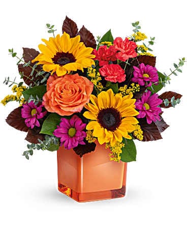【向日葵】trading post T601 (6) Teleflora's Garden Of Hope Bouquet T601-6 in Garden Grove CA