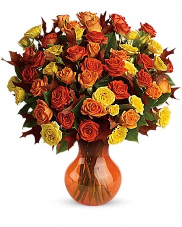 Fabulous Fall Roses Bouquet