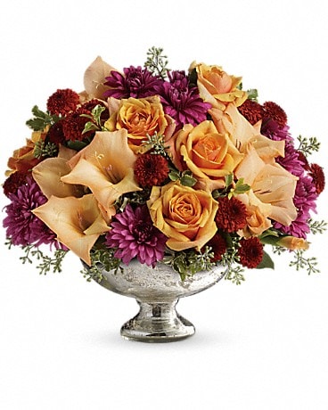 Teleflora's Elegant Traditions Centerpiece Flower Arrangement