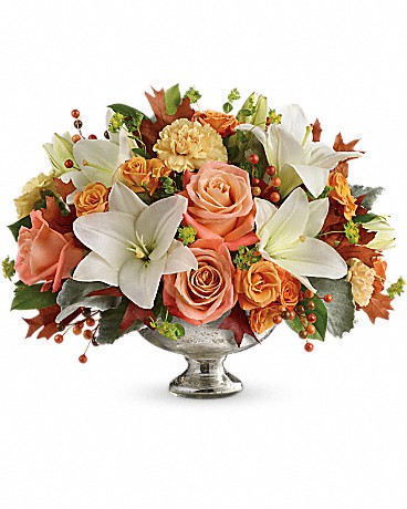 Harvest Shimmer Centerpiece Bouquet