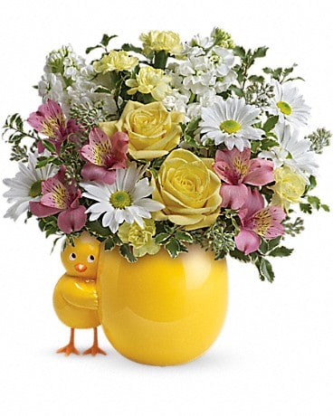 Teleflora's Sweet Peep Bouquet - Baby Pink