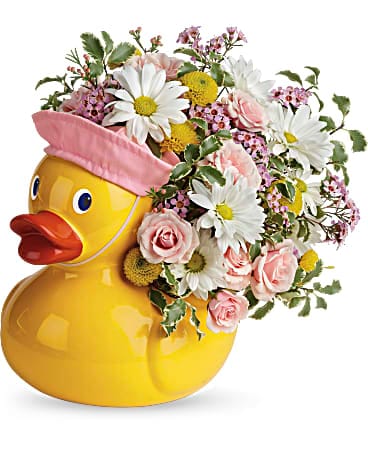 Telelfora's Sweet Little Ducky Bouquet Bouquet