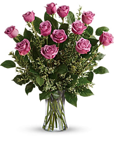 Lovely Lilac Roses Bouquet