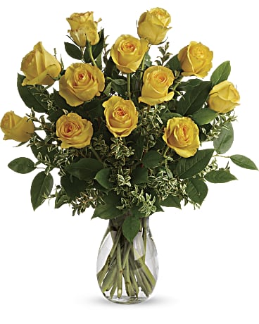 light yellow rose bouquet