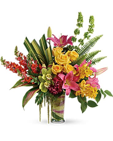 exotic spring flower arrangements